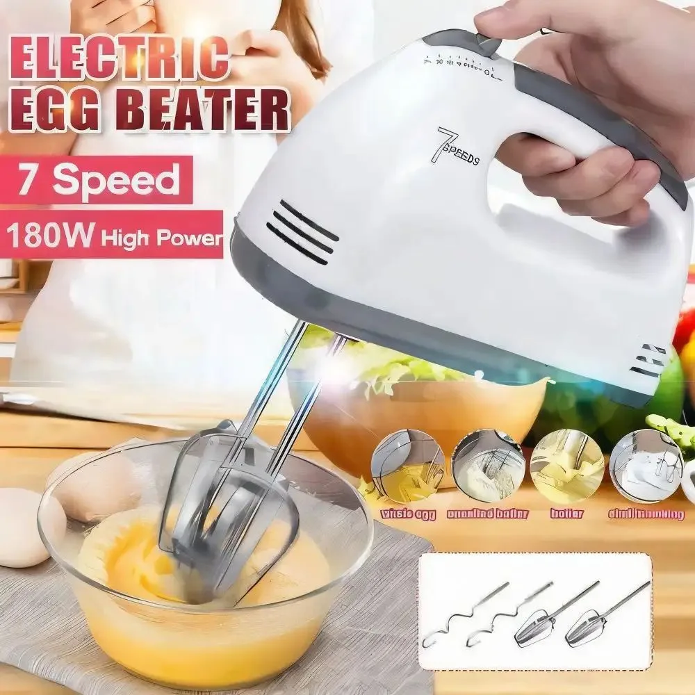 7 Speed Electric Scarlet Egg Beater