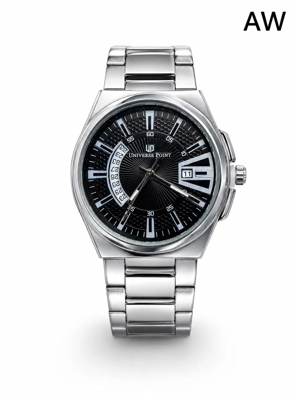 UNIVERSAL POINT Men's Analog Wrist Watch | Premium Stainless Steel Quartz Watch for Men
