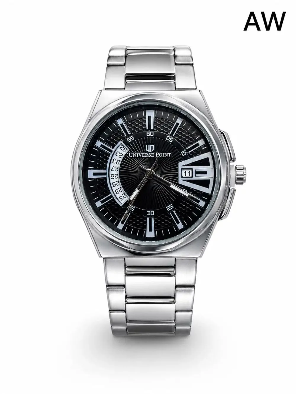 UNIVERSAL POINT Men's Analog Wrist Watch | Premium Stainless Steel Quartz Watch for Men