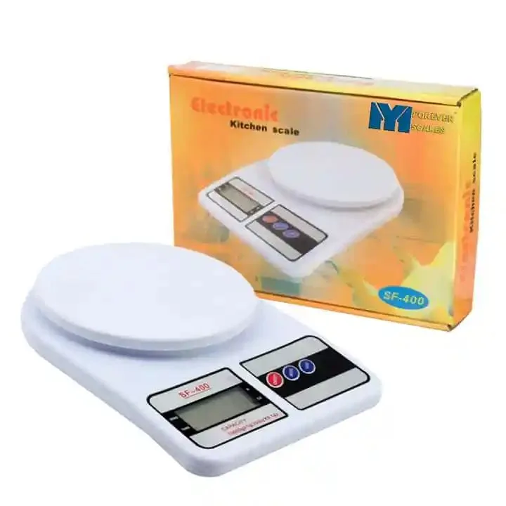 Kitchen Scale 0.1g to 10kg with Battery (SF-400) – Digital Electronic Kitchen Weighing Scale for Cooking & Baking